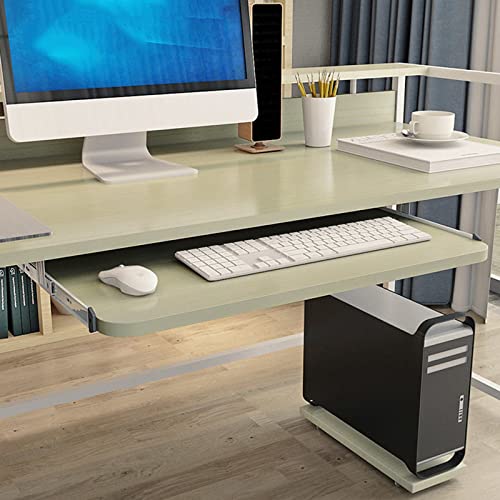 Verstellbare Tastaturablage unter dem Schreibtisch, ergonomische Maus- und Tastaturunterstützung, ausziehbare Schubladen, platzsparendes Design, 55 cm x 27 cm, perfekt für Home Office und Gaming Bild 1