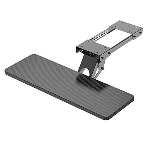Ergonomische Tastaturablage mit Maus-Plattform, platzsparende Schubladenunterstützung für Home Office & Gaming Setup, verstellbare Höhe und stabiles Design Bild 1