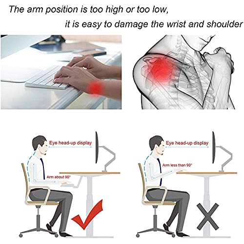 Ergonomische Tastaturablage für Computer, Tastaturablage und Maus-Plattform, verstellbare ausziehbare Schublade für Heimbüro und Gaming-Setup Bild 7