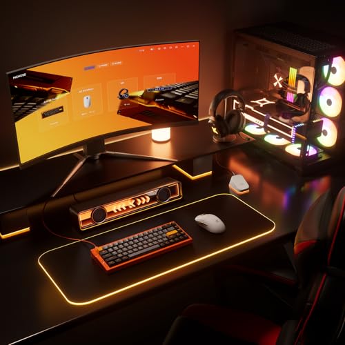 MCHOSE Ace68 Turbo HE Gaming-Tastatur, Magnetischer Hall-Effekt, ultraschnelle 16K, 0,001mm Präzision, Schnelltrigger, einstellbare Adjustable Actuation, Vollaluminium, Wired, RGB, SOCD/Makro, Schwarz Bild 7