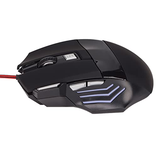 Einstellbare DPI RGB-Gaming-Maus mit Hintergrundbeleuchtung, Kabelgebundene Mechanische Maus für Computermäuse, Komfortable Steuerung Bild 1