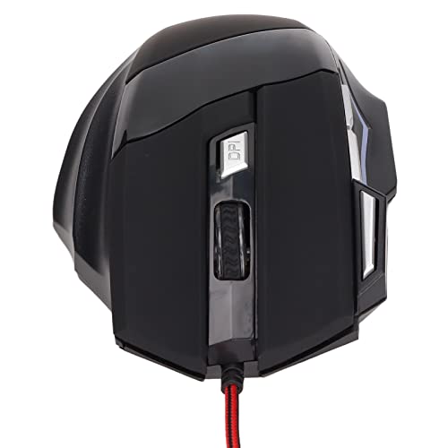 Einstellbare DPI RGB-Gaming-Maus mit Hintergrundbeleuchtung, Kabelgebundene Mechanische Maus für Computermäuse, Komfortable Steuerung Bild 7