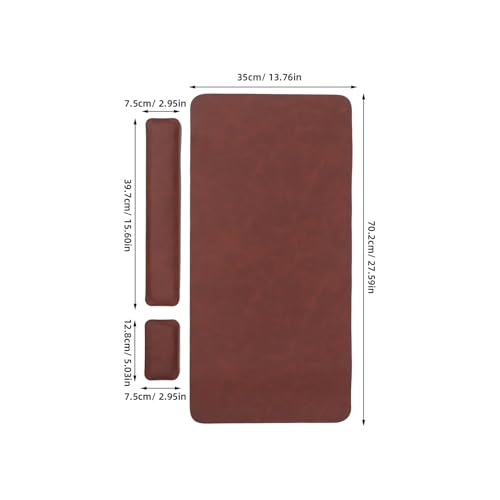 Ergonomisches -Set aus Memory-Schaum für Tastatur und Maus rutschfeste Handballenauflage für Büro und Gaming Robustes Langlebiges Mauspad mit Integriertem Komfort Bild 2