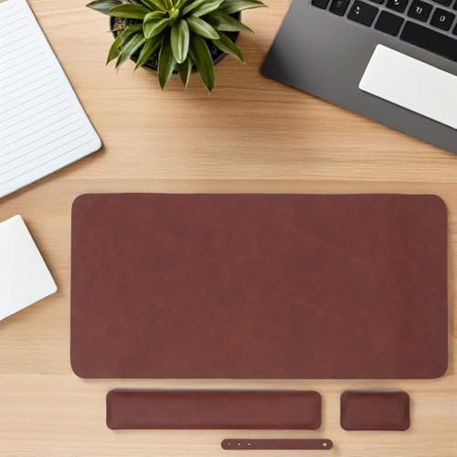 Ergonomisches -Set aus Memory-Schaum für Tastatur und Maus rutschfeste Handballenauflage für Büro und Gaming Robustes Langlebiges Mauspad mit Integriertem Komfort Bild 6