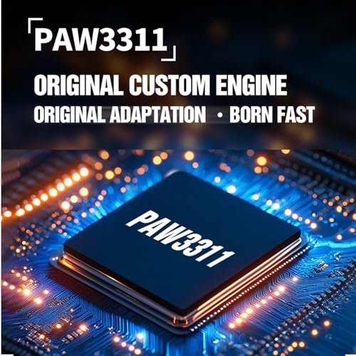Diyeeni RGB-Gaming-Maus mit Ladestation, Leichte Kabellose Maus mit 7 Programmierbaren Tasten, Dreifachmodus (2,4 G, Kabelgebunden und Bluetooth), Integrierter 300-mAh-akkus (ORANGE) Bild 3