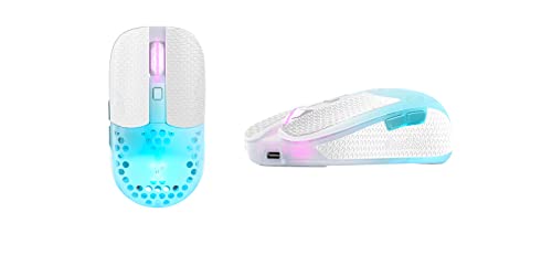 Xtrfy Lizard Skins, Selbstklebendes DSP-Grip-Tape für Gaming-Maus MZ1/MZ1 Wireless, Kein Zuschneiden Nötig, rutschfest und Komfortabel, Weiß (Packung mit 2) Bild 2