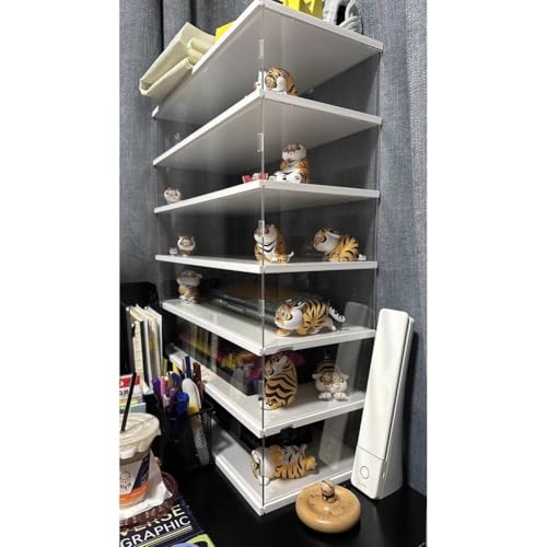 Aufbewahrungsbox für Tastatur und Maus, Acryl, staubdicht, 6 Ebenen, für Büro, Zuhause und Schule, ideal für Gaming-Zubehör und wichtige Dinge Bild 4