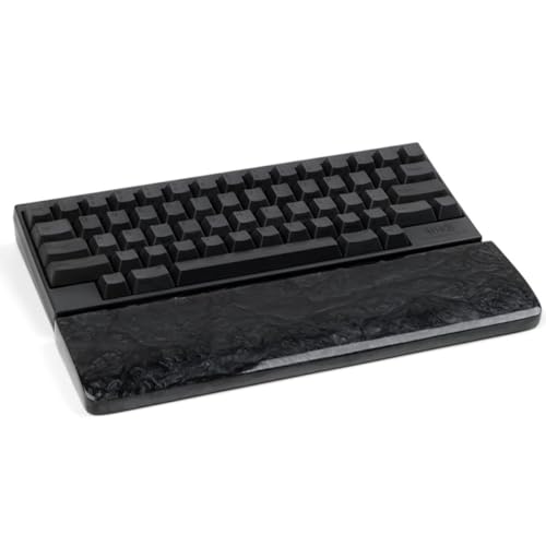 Ergonomische Handgelenkauflage für Tastatur und Maus 61cm Schwarze Harz Handstütze Druckverteiler Rutschfeste Unterstützung Beim Tippen Büro Gaming Bild 2