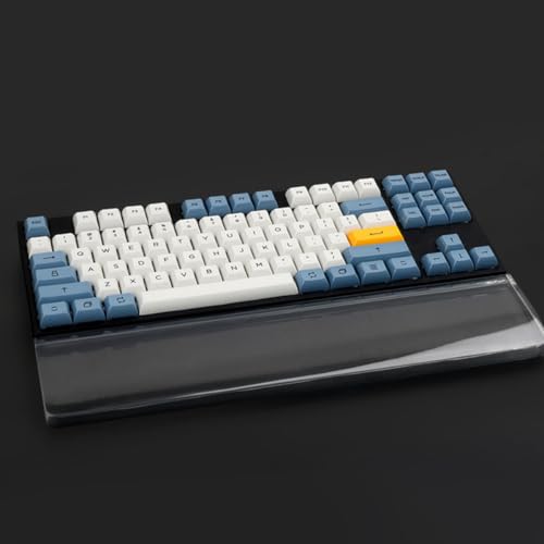 Ergonomische Handgelenkauflage für Tastatur und Maus 61cm Schwarze Harz Handstütze Druckverteiler Rutschfeste Unterstützung Beim Tippen Büro Gaming Bild 3