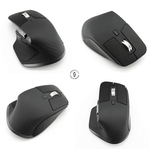 SensoryBoost Maus Grip Tape – kompatibel mit Logitech MX Master 3s (inkl. Zuschnitt-Pad) Schweißabsorbierend, extrem rutschfest & Ultradünn (0,5 mm) – Rückstandsfrei – Gaming Zubehör Bild 2