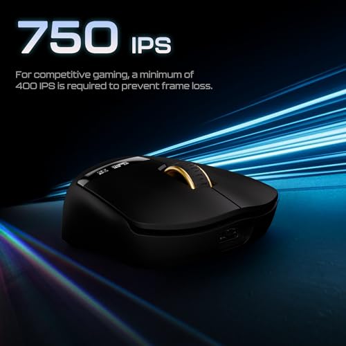 Kabellose Maus, Chilkey Glacier LW 8K L Gaming-Maus mit OLED-Bildschirm, 47 g ultraleicht, 8K Polling, maximal 30.000 DPI, optische Schalter, Tri-Mode 2.4G/USB-C/Bluetooth 5.2, unterstützt PC/Mac Bild 7