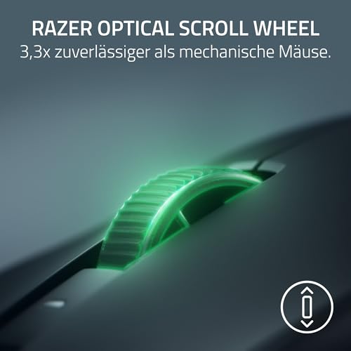Razer Viper V4 Pro - kabellose symmetrische E-Sport-Gaming-Maus - Ultraleicht 49g - HyperSpeed Gen-2 bis 8 kHz Polling - Focus Pro 50K Sensor - optisches Scrollrad - PC/Mac | Schwarz Bild 5