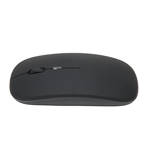 2,4 G Ultradünne Kabellose Gaming-Maus mit Farbiger Hintergrundbeleuchtung für Laptop, Büro, Reisen, ABS-Material (Schwarz) Bild 2