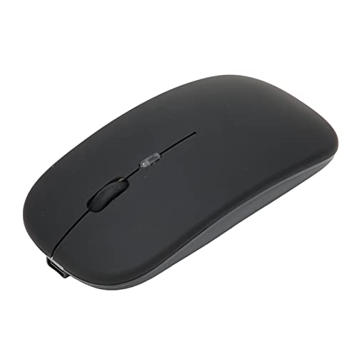 2,4 G Ultradünne Kabellose Gaming-Maus mit Farbiger Hintergrundbeleuchtung für Laptop, Büro, Reisen, ABS-Material (Schwarz) Bild 3