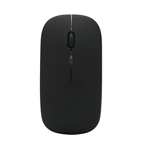 2,4 G Ultradünne Kabellose Gaming-Maus mit Farbiger Hintergrundbeleuchtung für Laptop, Büro, Reisen, ABS-Material (Schwarz) Bild 5