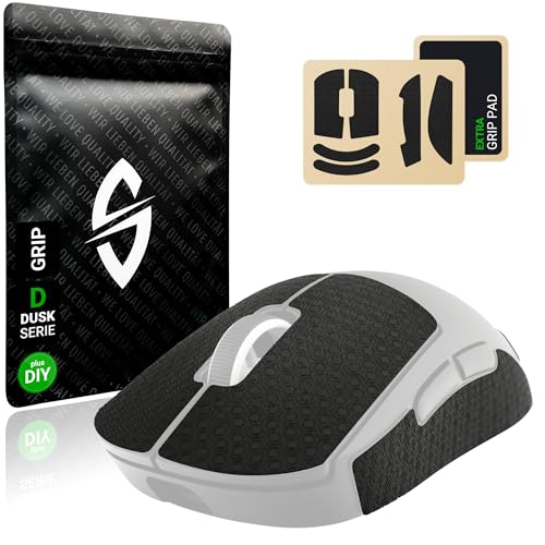 SensoryBoost Maus Grip Tape – kompatibel mit Logitech G PRO X Superlight 2c (inkl. Zuschnitt-Pad) Perfekt für trockene Hände, extrem rutschfest & Ultradünn (0,5 mm) – Gaming Zubehör (Dusk Grip) Bild 1