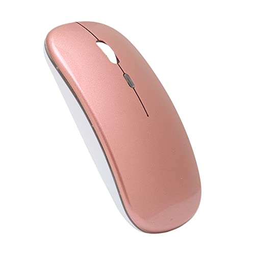 2,4 G Ultradünne Kabellose Gaming-Maus mit Farbiger Hintergrundbeleuchtung für Laptop, Büro, Reisen, ABS-Material (Roségold) Bild 5