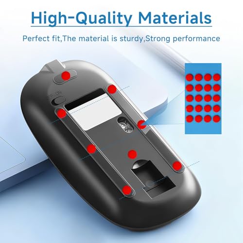 80 Stück Mouse Skates Set, Premium Skates für Gaming Mäuse, Ultra Glatte Maus Skates, Perfekte Gleiteigenschaften für Gaming, Büro 6mm Bild 3