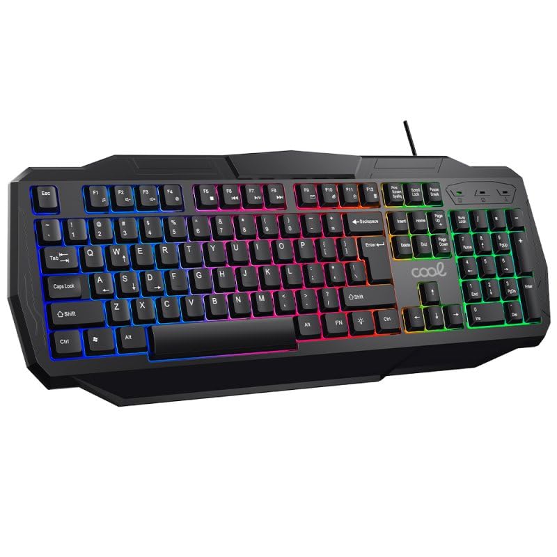 USB-Gaming-PC-Tastatur (4-in-1-Kombi) + Maus + Kopfhörer + Mauspad von Cool Youth (Spanisch) Bild 3