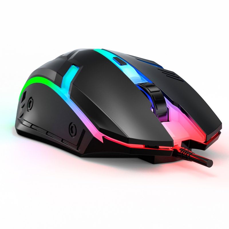 USB-Gaming-PC-Tastatur (4-in-1-Kombi) + Maus + Kopfhörer + Mauspad von Cool Youth (Spanisch) Bild 4