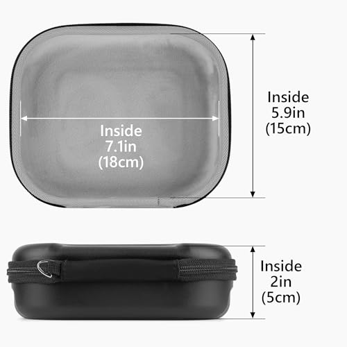 Geekria PRO Robuste Kopfhörer-Hülle, kompatibel mit Bose QC Ultra II/SE/45/35 II Gaming-Headset, Hartschale, langlebig, mehrschichtiger Schutz, Reisetasche (schwarz) Bild 5