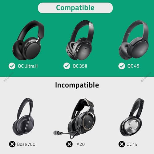 Geekria PRO Robuste Kopfhörer-Hülle, kompatibel mit Bose QC Ultra II/SE/45/35 II Gaming-Headset, Hartschale, langlebig, mehrschichtiger Schutz, Reisetasche (schwarz) Bild 6