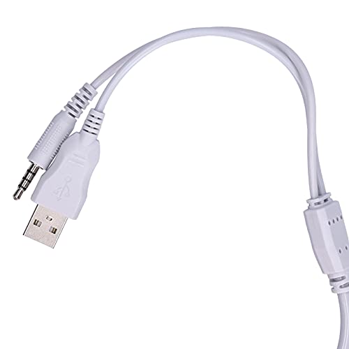 Gaming-Headset mit Mikrofon, PC-Gaming-Kopfhörer, komfortabler Surround-Stereo-Sound, leichtes RGB-Headset, omnidirektional verstellbares Mikrofon für Computerspiele und Streams (Rosa) Bild 3