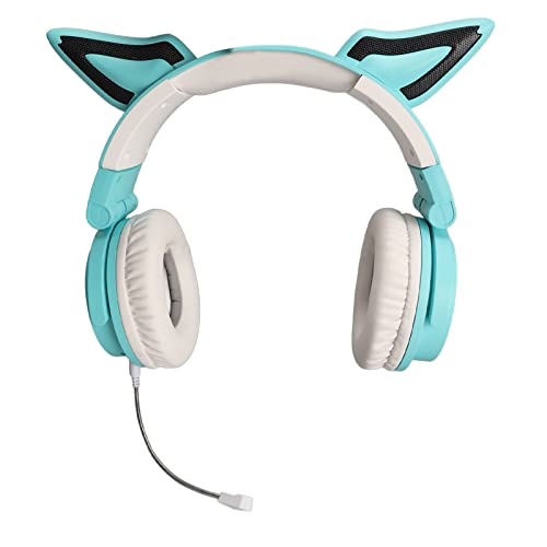 RGB Cat Ear Headset 5.3 Drahtlose Rauschunterdrückung Typ C Faltbares Gaming-Headset mit Mikrofon Zum Hören Ist Grundlegende Surround für die Erreichung des Headset-Kanals Virtual 7 1 Bild 1
