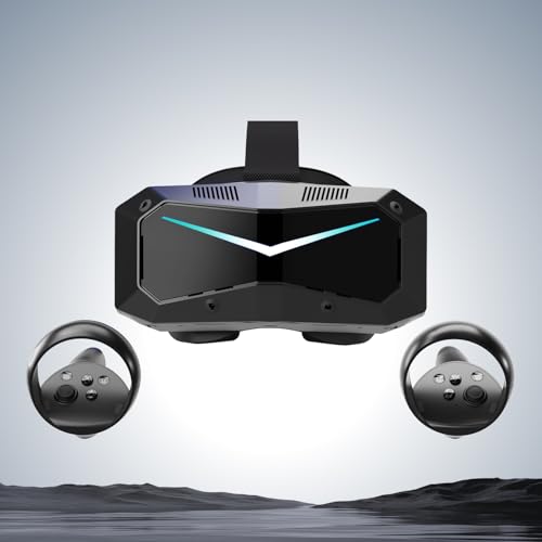 Pimax Crystal Super VR-Headset & VR-Brille, Vollzahlungs-Version – 3840x3840 pro Auge, Ultrawide, 140° Sichtfeld, Augenverfolgung, Ultra-scharf für Flug- & Rennsimulationen & Gaming Bild 2