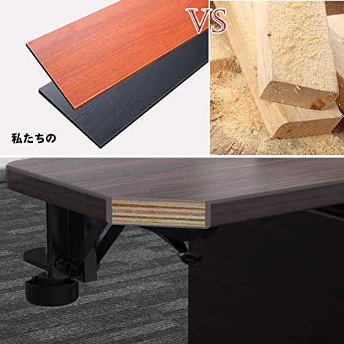 Schubladenablage für Tastatur und Maus, verstellbare Klemme, Untertisch-Tastaturablage, platzsparend, Schwarz/Weiß, perfekt für Heimbüro und Gaming-Setup Bild 7