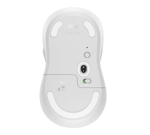 Logitech Signature M650 L for Business kabellose Maus, Logi Bolt, für große Hände, Bluetooth, SmartWheel, für Linkshänder - weiß【Bulk - ohne Verpackung】 Bild 2