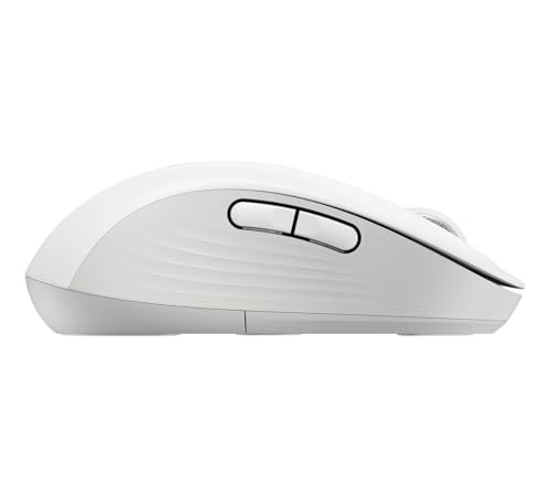 Logitech Signature M650 L for Business kabellose Maus, Logi Bolt, für große Hände, Bluetooth, SmartWheel, für Linkshänder - weiß【Bulk - ohne Verpackung】 Bild 4