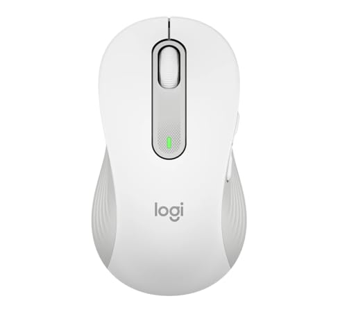 Logitech Signature M650 L for Business kabellose Maus, Logi Bolt, für große Hände, Bluetooth, SmartWheel, für Linkshänder - weiß【Bulk - ohne Verpackung】 Bild 5