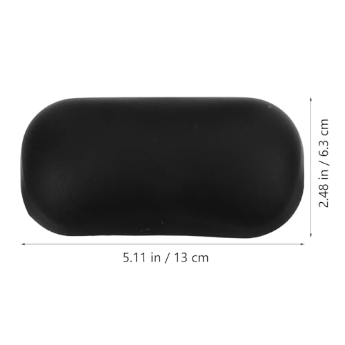Cabilock Ergonomische Handgelenkauflage aus Elastischem PU Silikon Kompakt und Rutschfest Handgelenkstütze für Maus bei Büro Gaming und Reisen Schwarz Bild 3