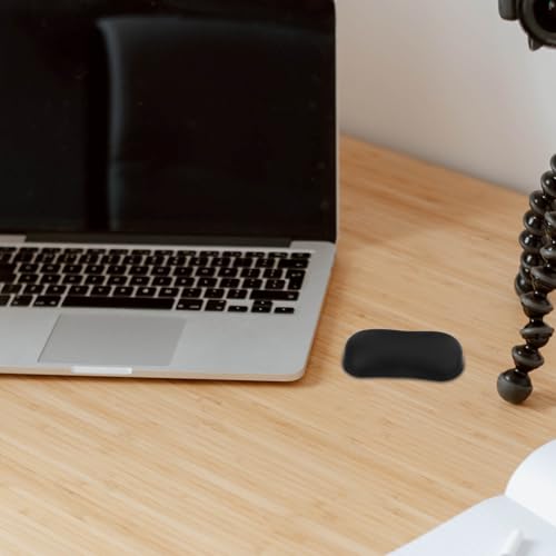 Cabilock Ergonomische Handgelenkauflage aus Elastischem PU Silikon Kompakt und Rutschfest Handgelenkstütze für Maus bei Büro Gaming und Reisen Schwarz Bild 5