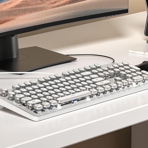 Professionelle Draht Mechanische Tastatur Maus Hot Swap Technologie Multicolor Hintergrundbeleuchtung Taktile Schalter Für PC Gaming Punk Draht Tastatur Maus Combo LED Bild 6