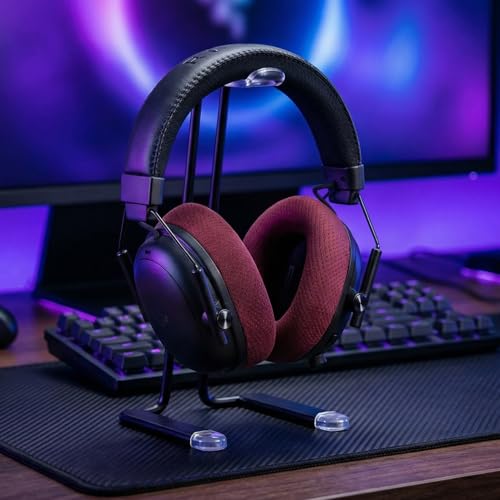 WC Freeze Blackshark V3 Pro – Kühlende Gel-Ohrpolster kompatibel mit Razer BlackShark V3 Pro von Wicked Cushions | Verbesserter Komfort, Kühlgel-Technologie, extra dick | Red Bild 3