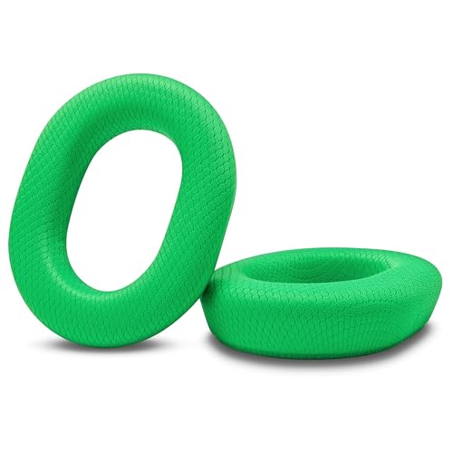 WC Freeze Blackshark V3 Pro – Kühlende Gel-Ohrpolster kompatibel mit Razer BlackShark V3 Pro von Wicked Cushions | Verbesserter Komfort, Kühlgel-Technologie, extra dick | Neon Green Bild 6