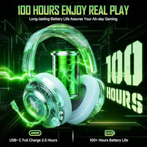YPBDAN SZ06 Wireless Gaming Headset für PS5 PC Gaming Kopfhörer mit Mikrofon Bild 2