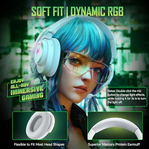 YPBDAN SZ06 Wireless Gaming Headset für PS5 PC Gaming Kopfhörer mit Mikrofon Bild 7