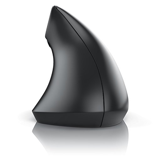 CSL - optische Maus kabelgebunden 6400 DPI - vertikale Ausführung - ergonomisches Design - Vorbeugung gegen Mausarm Tennisarm - besonders armschonend - 5 Tasten Schwarz Bild 7