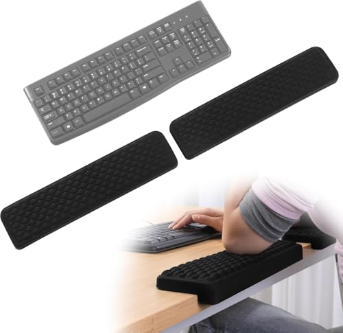Handgelenkauflage aus Memory-Schaum – ergonomisches, rutschfestes Stützkissen für Tastatur und Maus, ideal für Büro, Gaming und Computerarbeit Bild 2