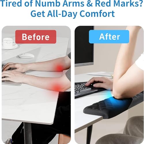 Handgelenkauflage aus Memory-Schaum – ergonomisches, rutschfestes Stützkissen für Tastatur und Maus, ideal für Büro, Gaming und Computerarbeit Bild 5