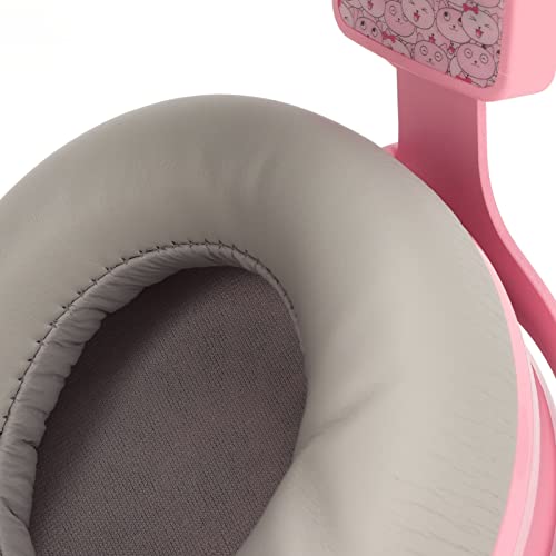 YUYTE Gaming-Headset, Katzenohr-Kopfhörer mit 8-Farben-Touch-Schalter-Licht und Einziehbarem Omnidirektionalem Mikrofon, 3 Soundeffekte für Gaming-Musik-Live-Streaming, Ergonomisches Bild 2