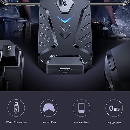 CHICIRIS PUBG Hochpräzise Gaming Konverter Adapter Für Tastatur Maus Konverter-Set Für Bessere Genauigkeit Für Spieler Bild 3