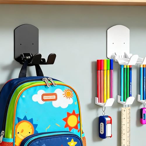 No-Tools Gaming-Headset-Aufhänger – stark haftende Halterung für Kopfhörer, Game-Controller, VR-Headset – einfach anzubringender Kabel-Organizer, platzsparender Schreibtisch und Wandaufbewahrung Bild 7