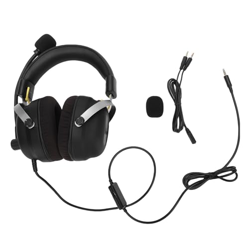 Gaming-Headset, 360° Surround Sound 7.1 Virtual Soundtrack mit 50 Mm Hochmolekularer Membran und Geräuschisolierung, für PC, Laptop, Tablet Bild 1