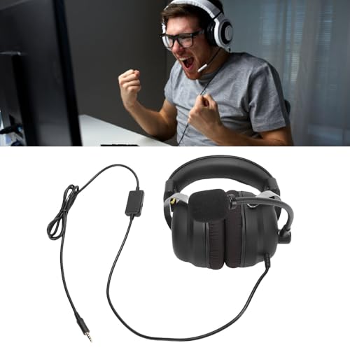 Gaming-Headset, 360° Surround Sound 7.1 Virtual Soundtrack mit 50 Mm Hochmolekularer Membran und Geräuschisolierung, für PC, Laptop, Tablet Bild 6