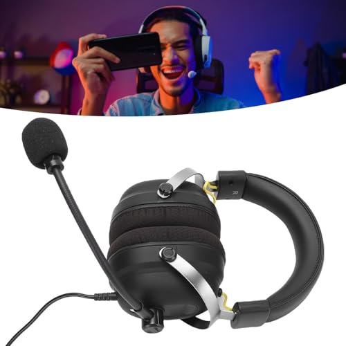 Gaming-Headset, 360° Surround Sound 7.1 Virtual Soundtrack mit 50 Mm Hochmolekularer Membran und Geräuschisolierung, für PC, Laptop, Tablet Bild 7