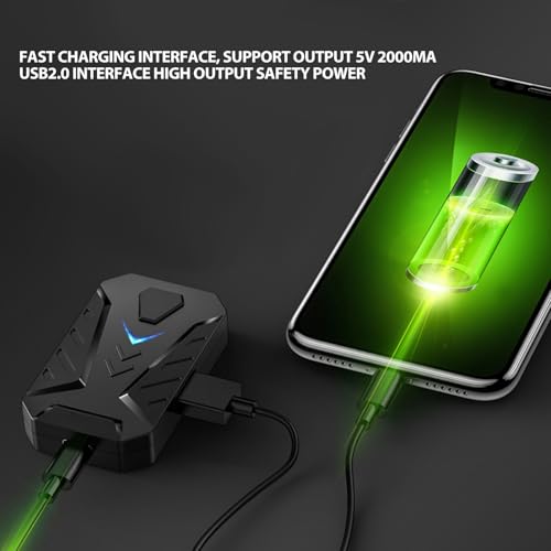 FAUOSWUK 4-in-1-Kombipaket für Mobile Spiele, Tastatur-Maus-Konverter mit Gaming-Maus und Verstellbarem Telefonständer für -Spiele Bild 2
